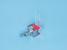 Тумблер мини 6 конт.пр.уг. DPDT (on-on) (B070EW) PST-62AR2