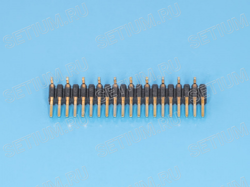 Штыревой соединитель 1х20 шаг 1,27мм, поверхностный монтаж PLL-1.27-20S фото 2