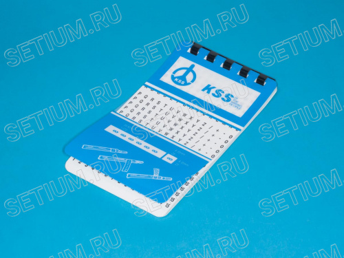 Маркер записная книжка цифры 0-15, буквы WMB-2