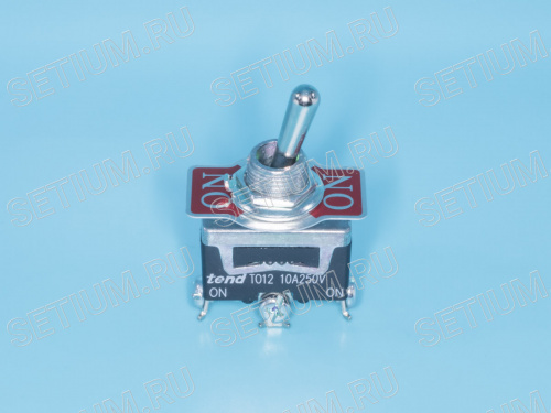 Тумблер 3 контакта, SPDP, вкл-вкл T012B фото 3