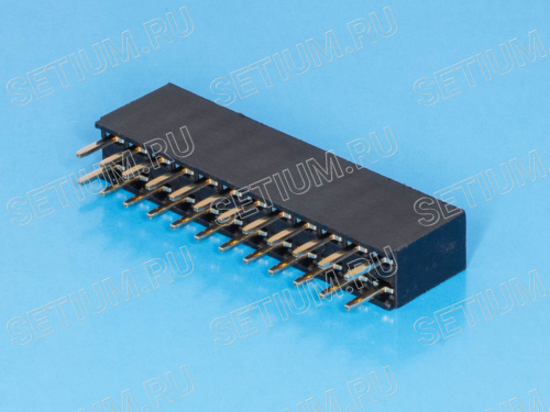 Разъем 2х12 гнездо на плату, шаг 2.54мм фото 4 Разъем 2х12 гнездо на плату, шаг 2.54мм PBD-24 фото 4