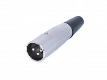 Разъем микрофонный XLR, вилка на кабель, 3 контакта AUD-71
