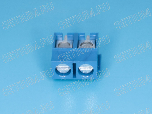 Клеммник с винтом 2 позиции, шаг 5,00мм Клеммник с винтом 2 позиции, шаг 5,00мм