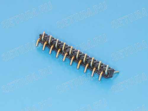 Штыревой соединитель 1х20 шаг 1,27мм, поверхностный монтаж PLL-1.27-20S фото 3