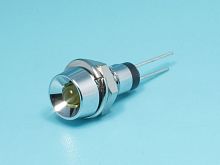 Светодиод в корпусе, желтый,гайка d=6мм, 7,0mcd LA03W/Y