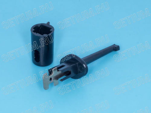 Щуп-зажим 40мм, черный фото 3 Щуп-зажим 40мм, черный ITB-40B фото 3