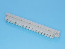 Разъем DIN 41612 64 контакта, гнездо, длина контакта 4,0мм, 2 ряда 612B-64F-1