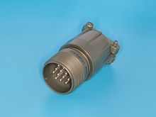 Разъём Amphenol серии MS 14 контактов, вилка на кабель, наружная резьба MS3101E-20-27P