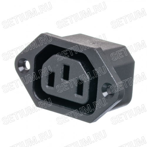 Разъем питания 220В C13, гнездо на блок, 10A фото 3 Разъем питания 220В C13, гнездо на блок, 10A AC-2 фото 3