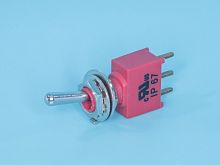 Тумблер мини 3 конт. SPDT (on-on) IP67 (B068BT) PST-121A.