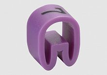 Маркер цифра 7 d=3,0-4,2мм, фиолетовый, упак.20 шт. EС-1-7