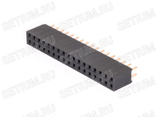 Разъем 2х17 гнездо на плату, шаг 2.54мм Разъем 2х17 гнездо на плату, шаг 2.54мм PBD-34