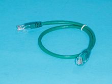 Патч-корд (шнур) RJ-45 - RJ-45 кат.5е, 0,5м, зеленый SC03-8P8C0.5-E