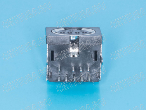 Гнездо mini DIN 9 контактов на плату MDN-9FR фото 3