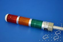 Маячок 3-х секционный на штанге, d 40 мм, красный, желтый, зеленый TPTL4-23R/O/G