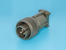 Разъём Amphenol серии MS  3 контакта, вилка на кабель MS3106E-16-10P