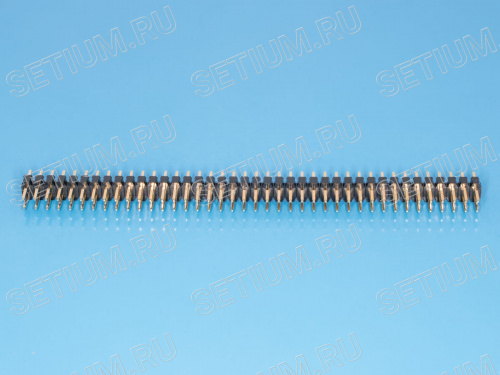 Штыревой соединитель 2х40 шаг 2мм фото 2 Штыревой соединитель 2х40 шаг 2мм PLD2-80 фото 2