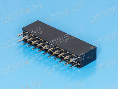 Разъем 2х11 гнездо на плату, шаг 2.54мм фото 5 Разъем 2х11 гнездо на плату, шаг 2.54мм PBD-22 фото 5