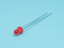 Светодиод d=3мм, красный, 2,0mcd LH2040/T