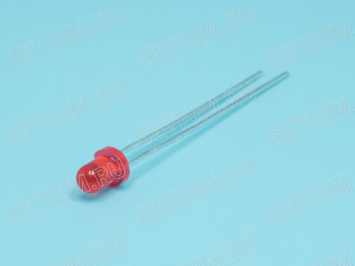 Светодиод d=3мм, красный, 4.5 mcd LH2040