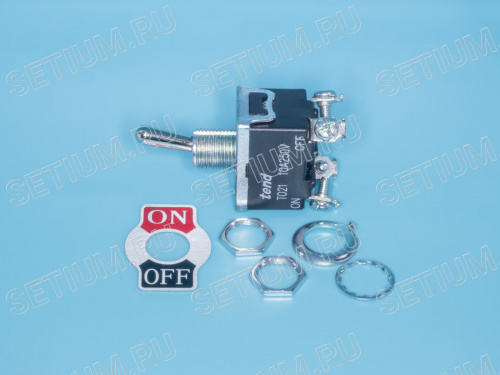 Тумблер 4 контакта, DPDP, вкл-выкл T021B фото 2