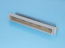 Разъем DIN 41612 96 контактов, вилка, прямой угол 612C-96M