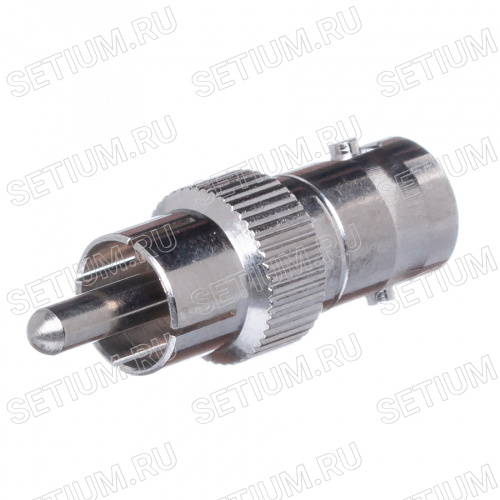 Переходник BNC гнездо - RCA вилка BNCJ/RCAP