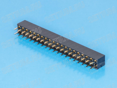 Разъем 2х20 гнездо на плату, шаг 2мм фото 4 Разъем 2х20 гнездо на плату, шаг 2мм PBD2-40 фото 4