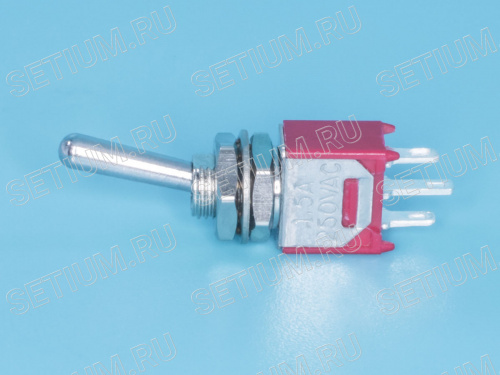 Тумблер мини 3 конт. SPDT (on-on) (B070B) PST-31A фото 4