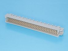 Разъем DIN 41612 96 контактов, вилка, длина контакта 4,0мм 612R-96M