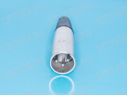 Разъем микрофонный XLR, вилка на кабель, 3 контакта AUD-71 фото 5