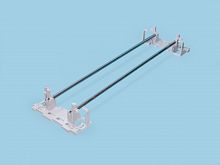 Опорная рама PROFIL на 25 плинтов, на стену F464-715