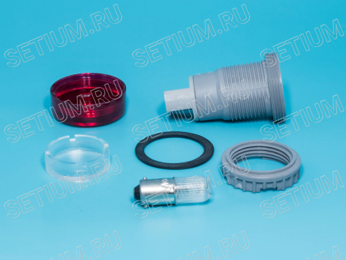 Сигнальная лампа d 30 мм, красная TN2L2RN фото 2