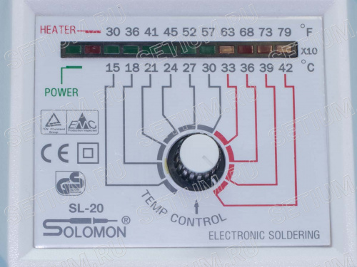 Паяльная станция с ручной регулировкой температуры фото 2 Паяльная станция с ручной регулировкой температуры SL20 фото 2
