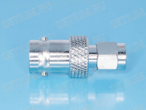 Переходник BNC гнездо - SMA вилка BNCJ/SMAP фото 2