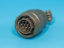 Разъём Amphenol серии 62IN 10 контактов, вилка на кабель 62IN-16F-12-10P