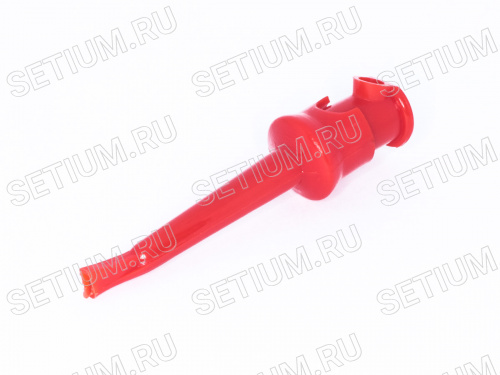 Щуп-зажим 57мм, красный ITB-57R