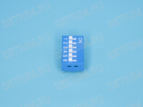 ДИП свич 6 позиций SWD1-6 фото 4