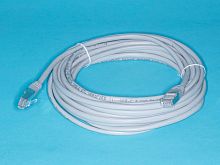 Патч-корд (шнур) RJ-45 - RJ-45 кат.5е, 6м, экранированный, серый SC04-8P8C6
