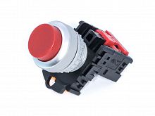 Кнопка управления выступающая, без фиксации, d 30 мм, НЗ, красная TN2BLR-1B