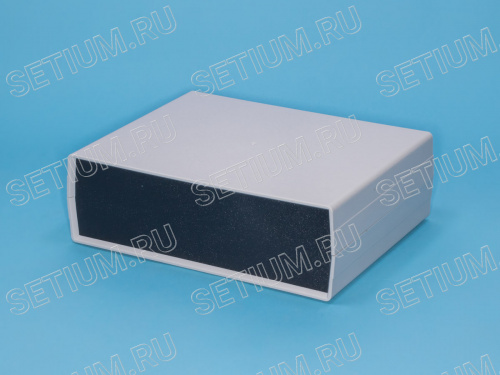 Корпус пластмассовый 200х160х64мм, серый BOX-21 фото 2