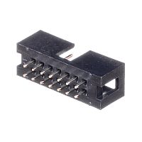 Разъем IDC 2х 7 вилка на плату, шаг 2.54мм BH-14
