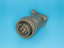 Разъём Amphenol серии MS  7 контактов, вилка на кабель MS3106E-16S-1P