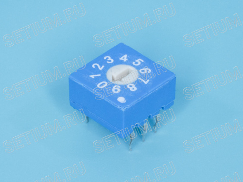 ДИП свич 10 позиций,тип'rotary' SWD10