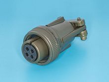 Разъём Amphenol серии MS  4 контакта, гнездо на кабель MS3106E-14S-2S