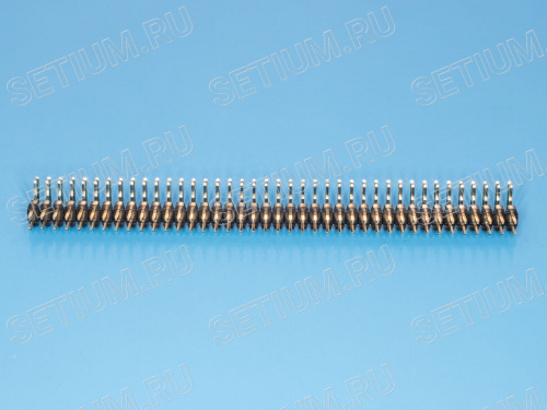 Штыревой соединитель 2х40 шаг 2мм, прямой угол PLD2-80R фото 3