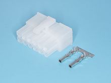 Разъем питания Mini-Fit 12 контактов, гнездо на кабель, шаг 4,2мм MF-12F