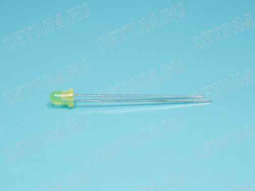 Светодиод d=3мм, желтый, 6,0mcd LY2040 фото 3