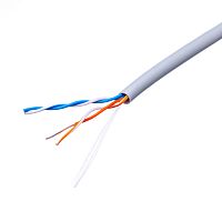 Кабель Витая пара 4 провода, кат. 5, (PCnet), бухта 305м, серый UTP2-24R5