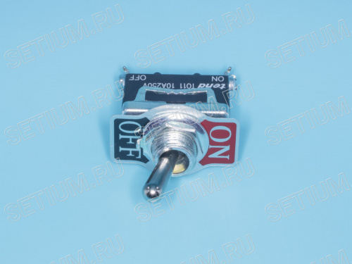 Тумблер 2 контакта, SPDP, вкл-выкл T011B фото 4